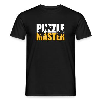 Puzzle - T-shirt homme - noir - Devant - AI Model Male 178 light (178cm)