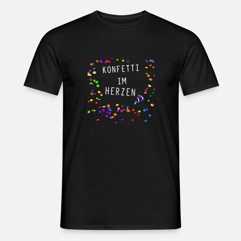 Fasching Karneval Kostüm - Männer T-Shirt - Schwarz