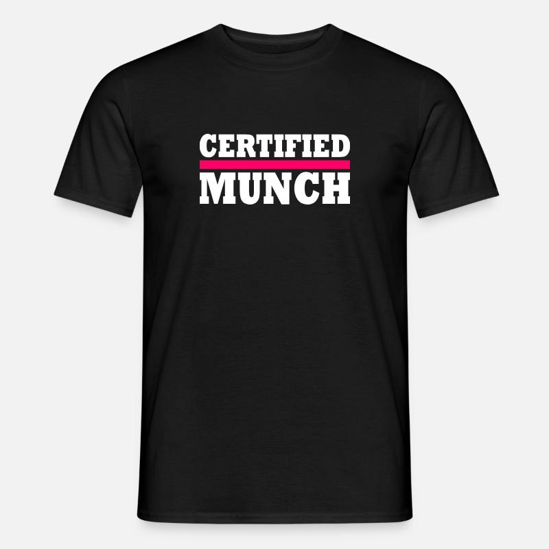 Certified munch - Männer T-Shirt - Schwarz