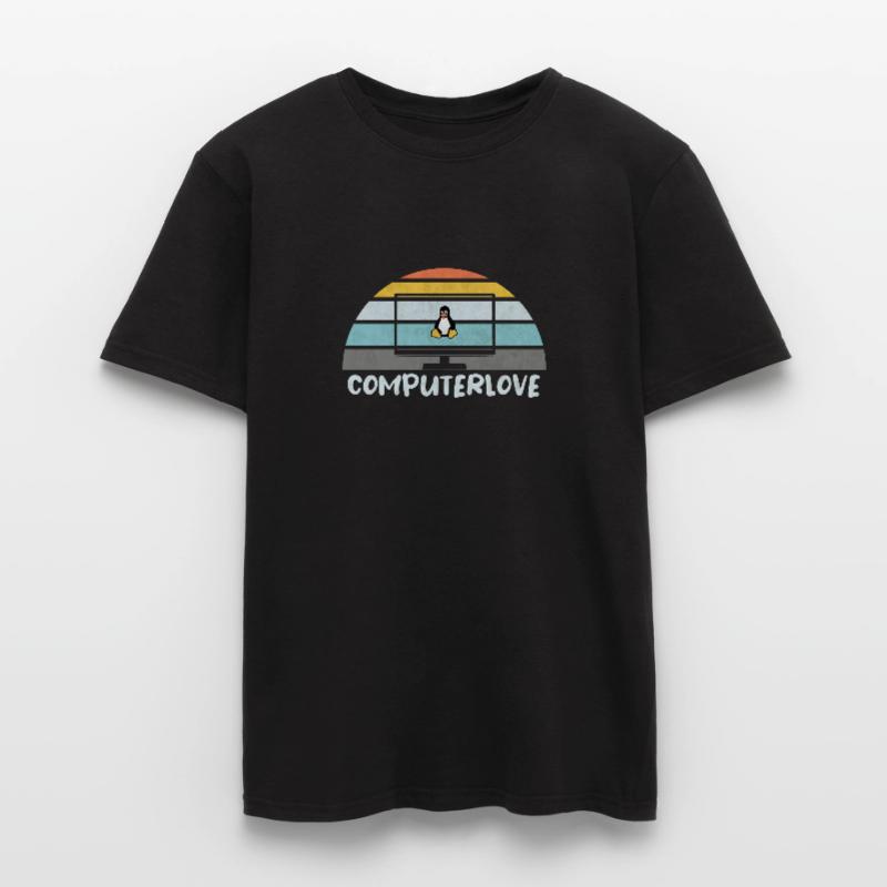 LINUX PENGUIN PROGRAMMER TUX PC COMPUTERLOVE Men's T-Shirt
