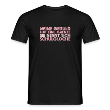 Meine Geduld Hat Eine Grenze Sie Nennt Sich... - Männer T-Shirt - Schwarz - Vorne - AI Model Male 178 light (178cm)