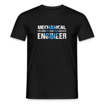 Mechanical Engineer - Maschinenbauingenieur Vintag - Männer T-Shirt - Schwarz - Vorne - AI Model Male 178 light (178cm)