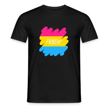 Pan Pride - Pride - Männer T-Shirt - Schwarz - Vorne - AI Model Male 178 light (178cm)