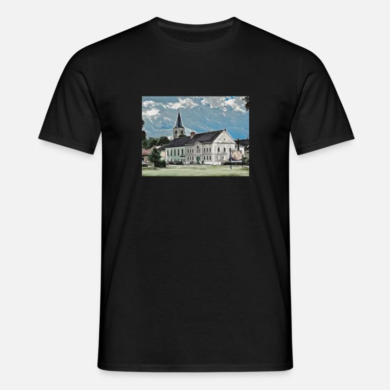 Schwarzer Adler - Männer T-Shirt - Schwarz
