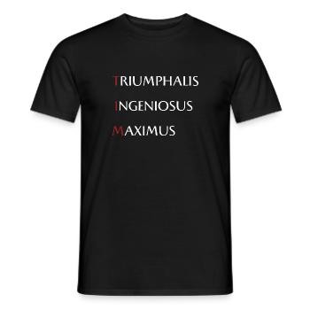 Tim - Männer T-Shirt - Schwarz - Vorne - AI Model Male 178 light (178cm)