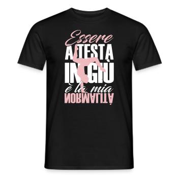Gymnaste Gymnastique rythmique Gymnastique artistique - T-shirt homme - noir - Devant - AI Model Male 178 light (178cm)