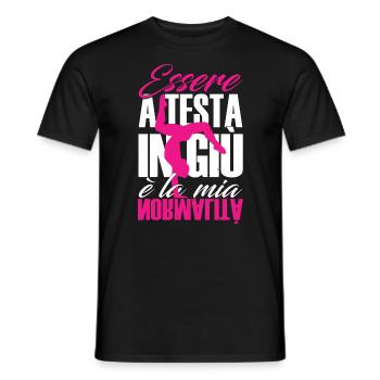 Gymnaste Gymnastique rythmique Gymnastique artistique - T-shirt homme - noir - Devant - AI Model Male 178 light (178cm)
