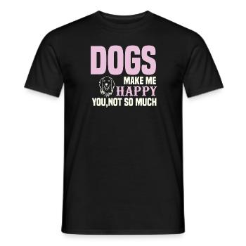 PawPrint Couture - Männer T-Shirt - Schwarz - Vorne - AI Model Male 178 light (178cm)