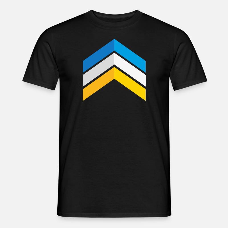 Down-Syndrom Drei-Chromosomen-Pfeile Bewusstsein - Männer T-Shirt - Schwarz