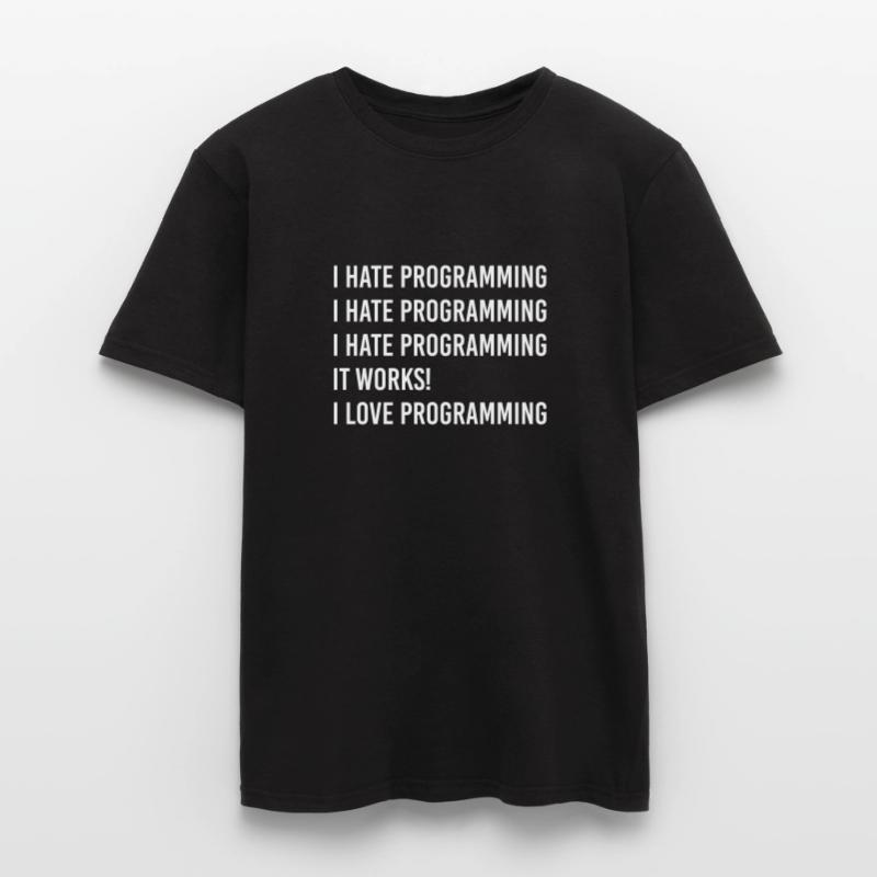 Je déteste la programmation, j'aime la programmation T-shirt homme