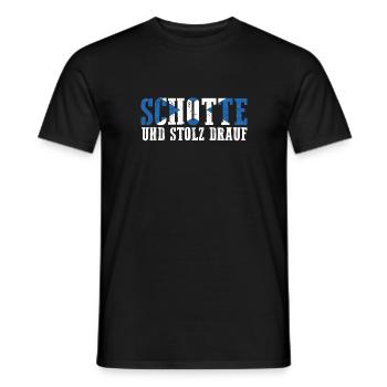 Schotten Schottisch Schottland - Männer T-Shirt - Schwarz - Vorne - AI Model Male 178 light (178cm)