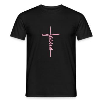 Christliche Geschenke für Frauen Jesus Christus - T-shirt homme - noir - Devant - AI Model Male 178 light (178cm)