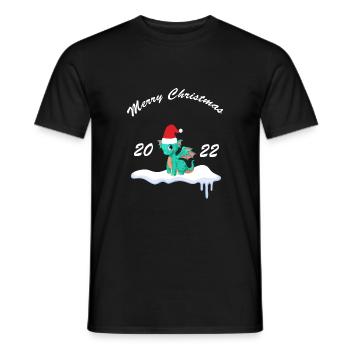 Merry Christmas 2022 - Männer T-Shirt - Schwarz - Vorne - AI Model Male 178 light (178cm)