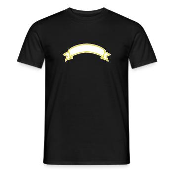 Banner - Men's T-Shirt - black - Front - AI Model Male 178 light (178cm)