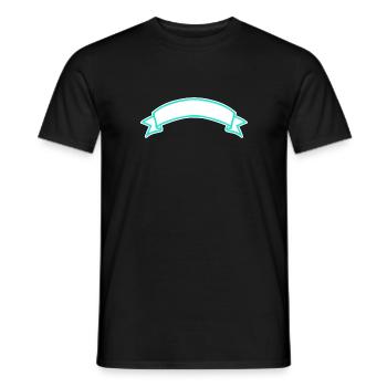 Banner - Men's T-Shirt - black - Front - AI Model Male 178 light (178cm)
