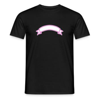 Banner - Men's T-Shirt - black - Front - AI Model Male 178 light (178cm)