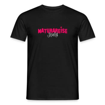 Maturareise Italien 2023 Team Shirt Geschenk - Männer T-Shirt - Schwarz - Vorne - AI Model Male 178 light (178cm)