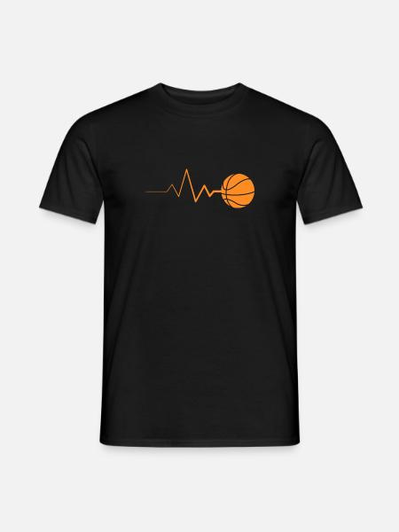 Basketball - Männer T-Shirt - Schwarz