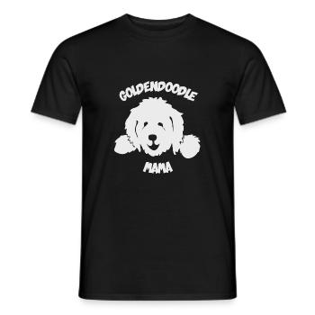 Doodle Mama Maman Maman Mère Goldendoodle - T-shirt homme - noir - Devant - AI Model Male 178 light (178cm)
