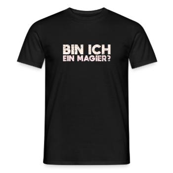 Bin Ich Ein Magier? - Männer T-Shirt - Schwarz - Vorne - AI Model Male 178 light (178cm)