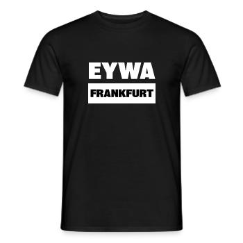EYWA FRANKFURT - Männer T-Shirt - Schwarz - Vorne - AI Model Male 178 light (178cm)