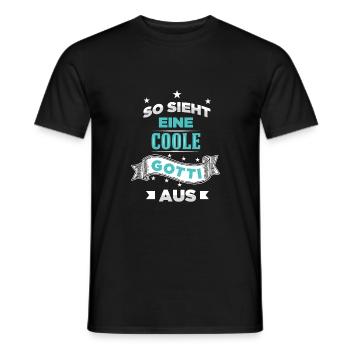So Voit Une Cool Gotti Aus Taufgotti Firmgotti - T-shirt homme - noir - Devant - AI Model Male 178 light (178cm)