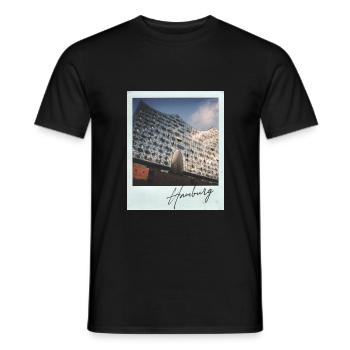Hambourg Elbphilharmonie - T-shirt homme - noir - Devant - AI Model Male 178 light (178cm)