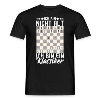 Schach Schachspieler - Männer T-Shirt - Schwarz - Vorne - AI Model Male 178 light (178cm)