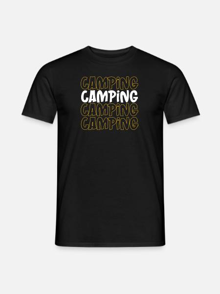 Camping Team - Men's T-Shirt - black
