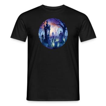 Graveyard - Men's T-Shirt - black - Front - AI Model Male 178 light (178cm)