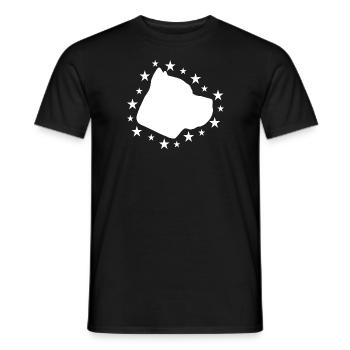 Cane Corso - Männer T-Shirt - Schwarz - Vorne - AI Model Male 178 light (178cm)