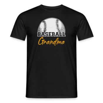 Baseball Baseballspieler Vintage Sprüche Baseballs - Männer T-Shirt - Schwarz - Vorne - AI Model Male 178 light (178cm)