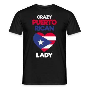 Puerto Rico Geschenkidee | Puerto Ricaner Heimat - Männer T-Shirt - Schwarz - Vorne - AI Model Male 178 light (178cm)