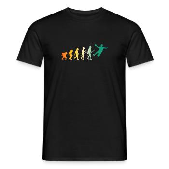 Handball Joueurs Evolution Handball - T-shirt homme - noir - Devant - AI Model Male 178 light (178cm)
