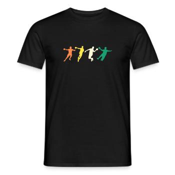 Handballer Evolution Handball - Männer T-Shirt - Schwarz - Vorne - AI Model Male 178 light (178cm)