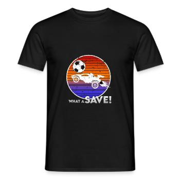 Rocket RC Car League Soccer Retro Vintage - T-shirt homme - noir - Devant - AI Model Male 178 light (178cm)