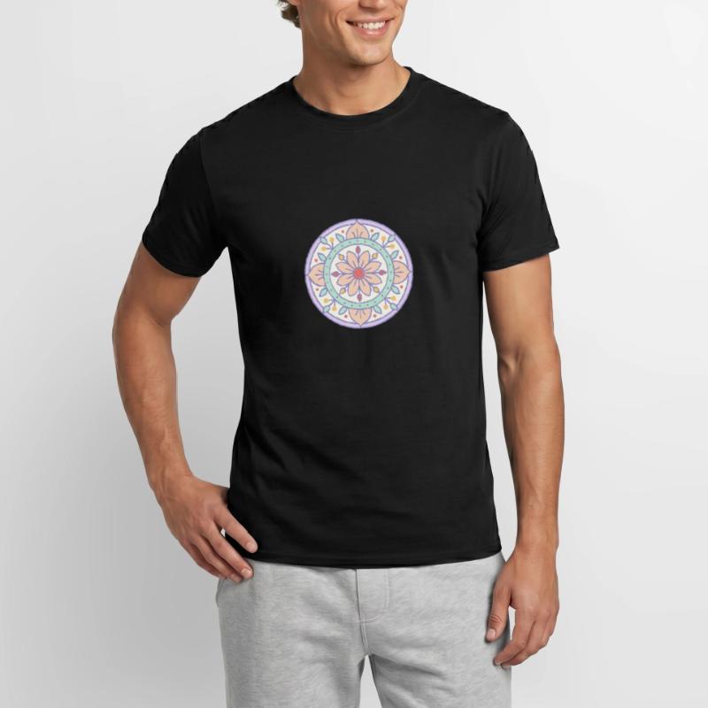 Mandala with risograph effect Men’s T-shirt