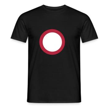 verkehrsschild - Männer T-Shirt - Schwarz - Vorne - AI Model Male 178 light (178cm)
