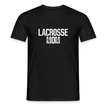Lacrosse Mama - Men's T-Shirt - black - Front - AI Model Male 178 light (178cm)