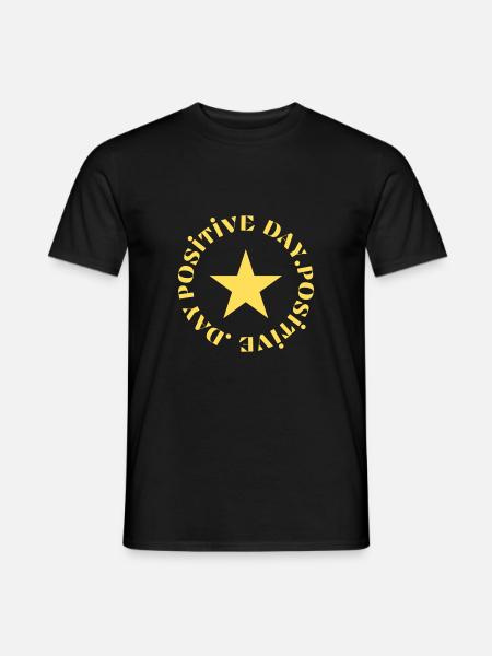 positive POSITIVE POSITIVE 4 - Männer T-Shirt - Schwarz