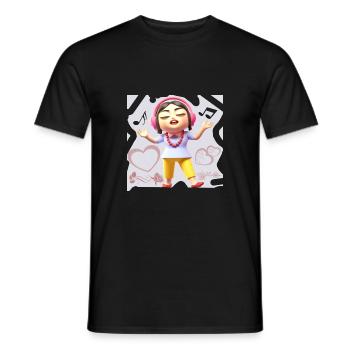 LUSTIGE MUSIK 13 - Männer T-Shirt - Schwarz - Vorne - AI Model Male 178 light (178cm)