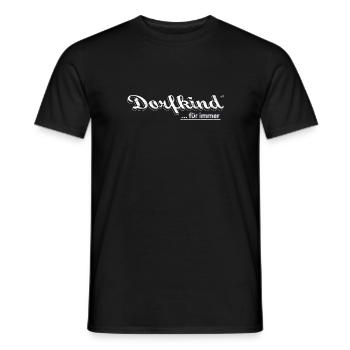 Dorfkind für immer - Männer T-Shirt - Schwarz - Vorne - AI Model Male 178 light (178cm)