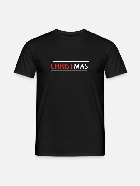 CHRISTMA's cool design - Men's T-Shirt - black