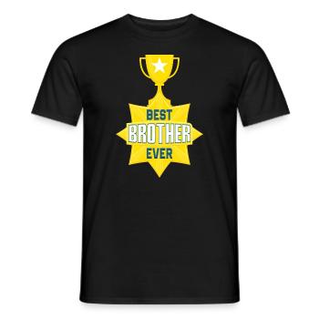 Tu es un frère pas comme les autres - T-shirt homme - noir - Devant - AI Model Male 178 light (178cm)