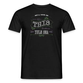 Ordinateur Idée Cadeau Arbre de Noël Dino Cadeau - T-shirt homme - noir - Devant - AI Model Male 178 light (178cm)