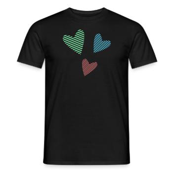 ALLES GUTE ZUM GEBURTSTAG. ALLES GUTE ZUM GEBURTSTAG. JAHRESTAG. - Männer T-Shirt - Schwarz - Vorne - AI Model Male 178 light (178cm)
