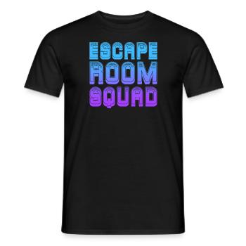 Escape Room Squad Défi de résolution de mystères - T-shirt homme - noir - Devant - AI Model Male 178 light (178cm)