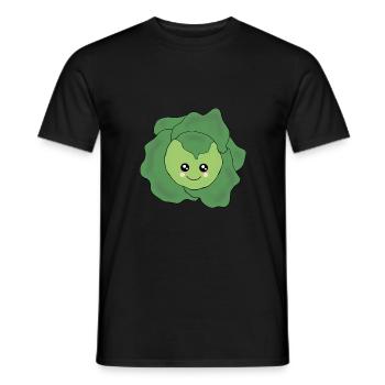 Salat Gemüse Kostüm Fasching Karneval Partnershirt - Männer T-Shirt - Schwarz - Vorne - AI Model Male 178 light (178cm)