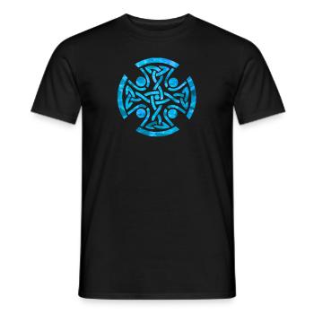 Celtic Knot - Men's T-Shirt - black - Front - AI Model Male 178 light (178cm)