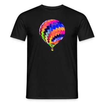 Balloon - Men's T-Shirt - black - Front - AI Model Male 178 light (178cm)